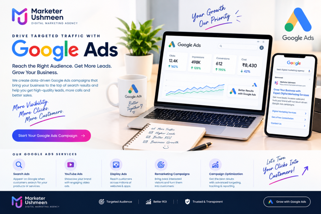 google ads growth campaign infographic